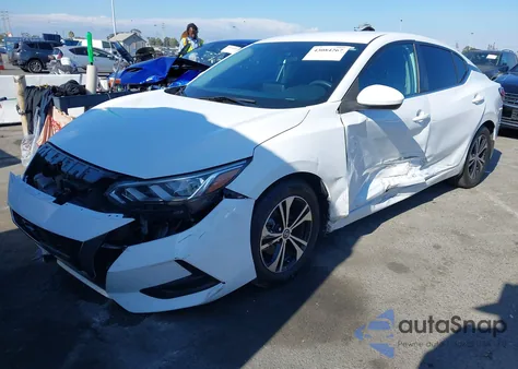 2021 Nissan Sentra Sv Xtronic Cvt z USA, uszkodzony, nr VIN 3N1AB8CV5MY290741